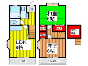 メゾン本町の物件間取画像